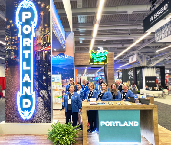 Travel Portland trade show booth